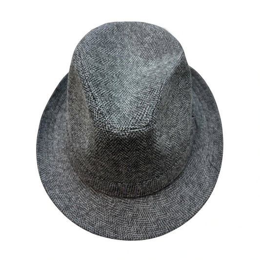 Trilby Hat | Minimalist Seamless Design – Grey