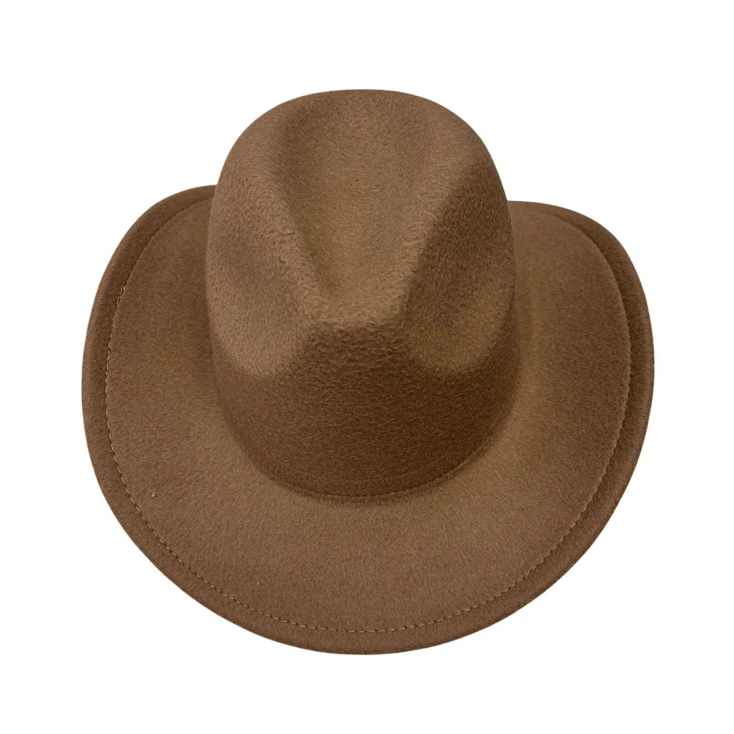 Fashion Hat | Brown Minimalist Fedora – Brown