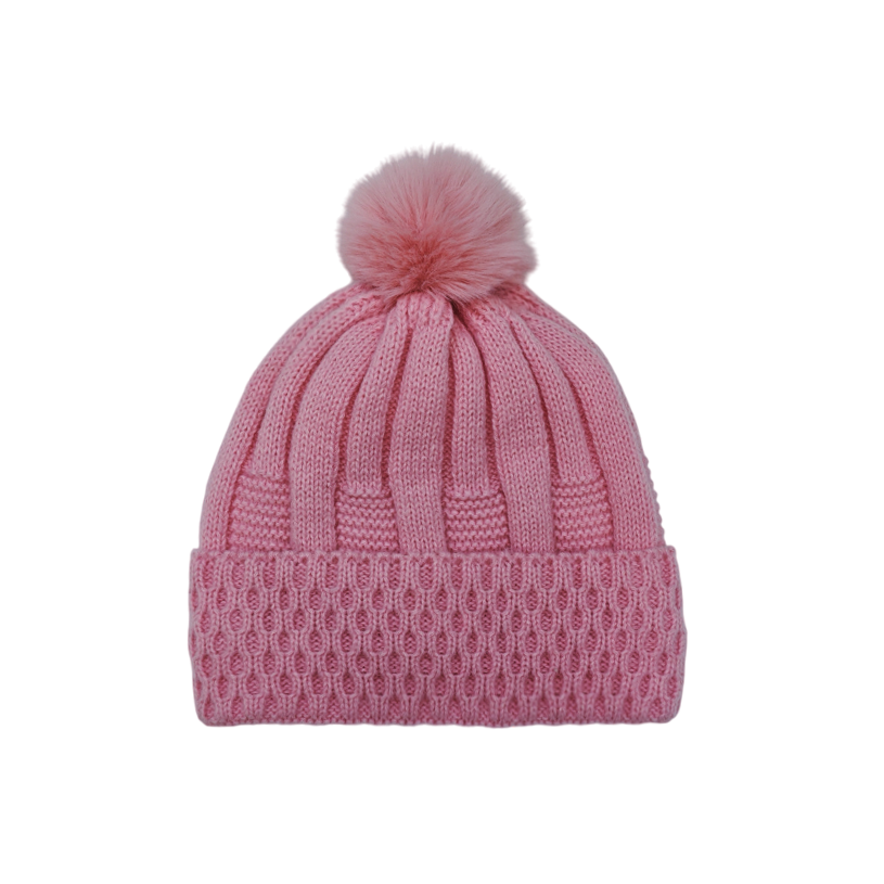 IGO2507455 Creative Weave Basic Bobble Hat