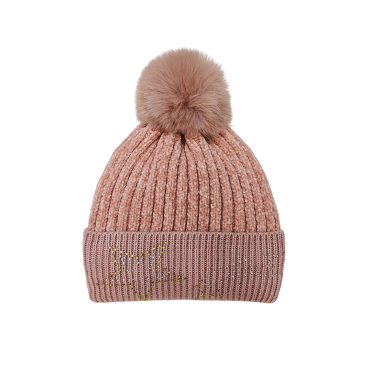 IGO2507471 Sequin Embellished Fashion Bobble Hat
