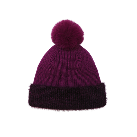 IGO2507479 Color Block Basic Bobble Hat