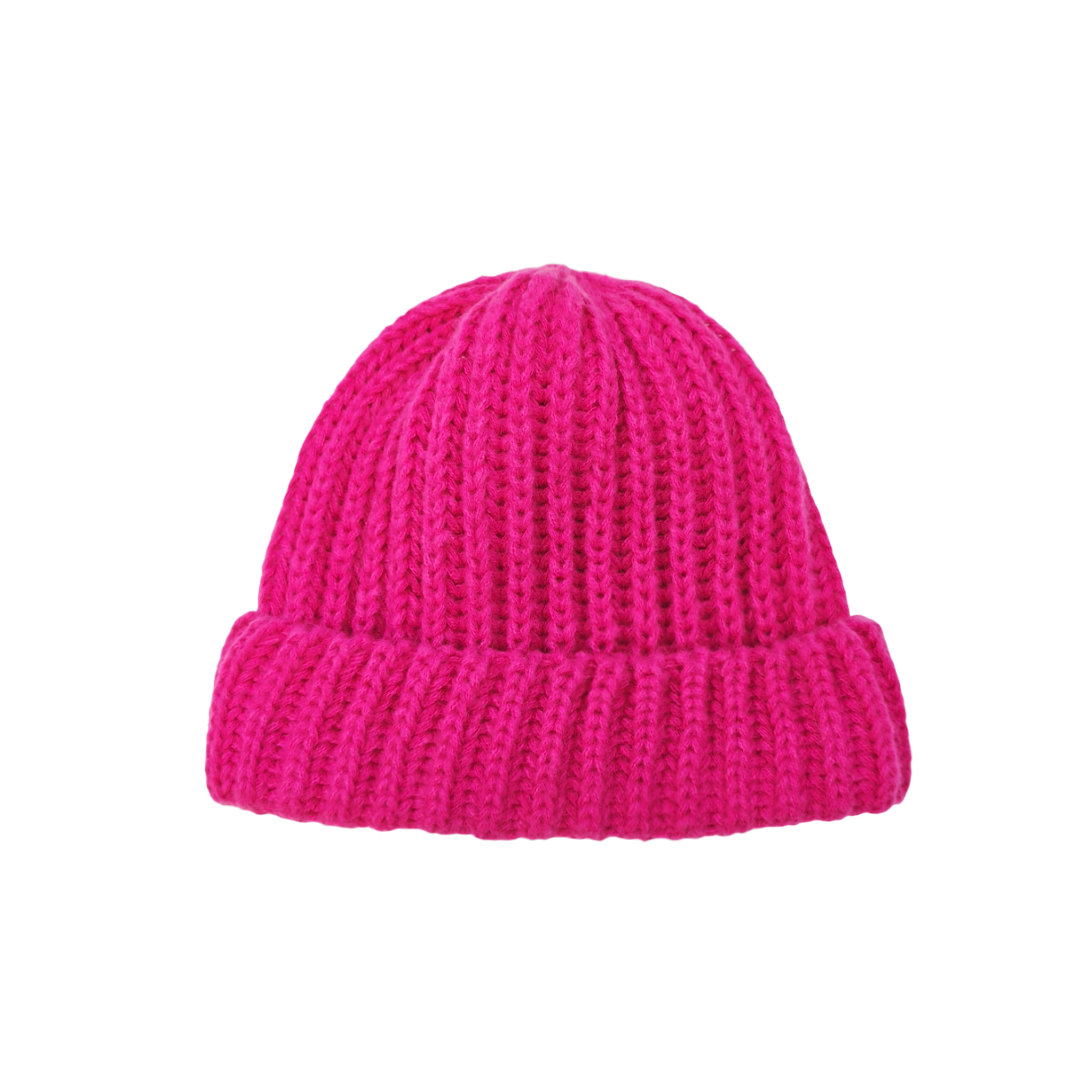 IGO2507480 Ribbed Texture Basic Ski Cap