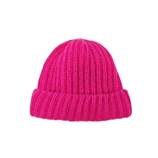 IGO2507480 Ribbed Texture Basic Ski Cap