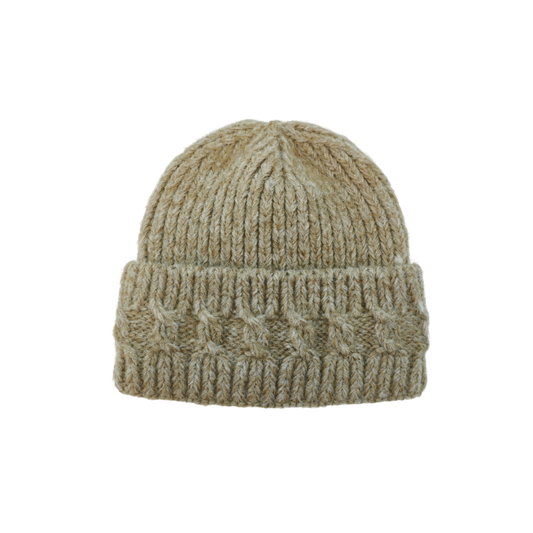 IGO2507481 Cable Knit Decor Basic Ski Cap