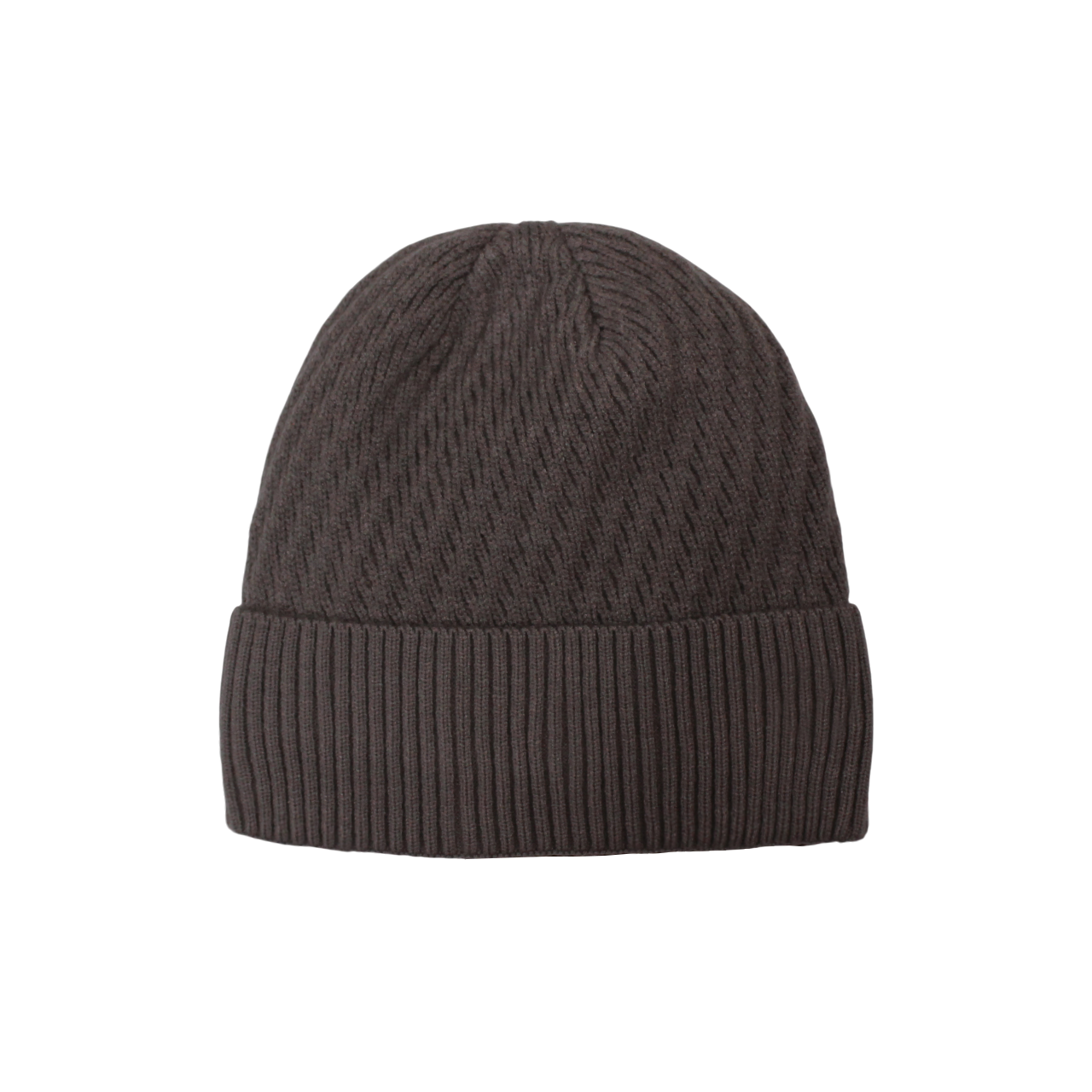 IGO2507485 Diagonal Ribbed Basic Ski Cap