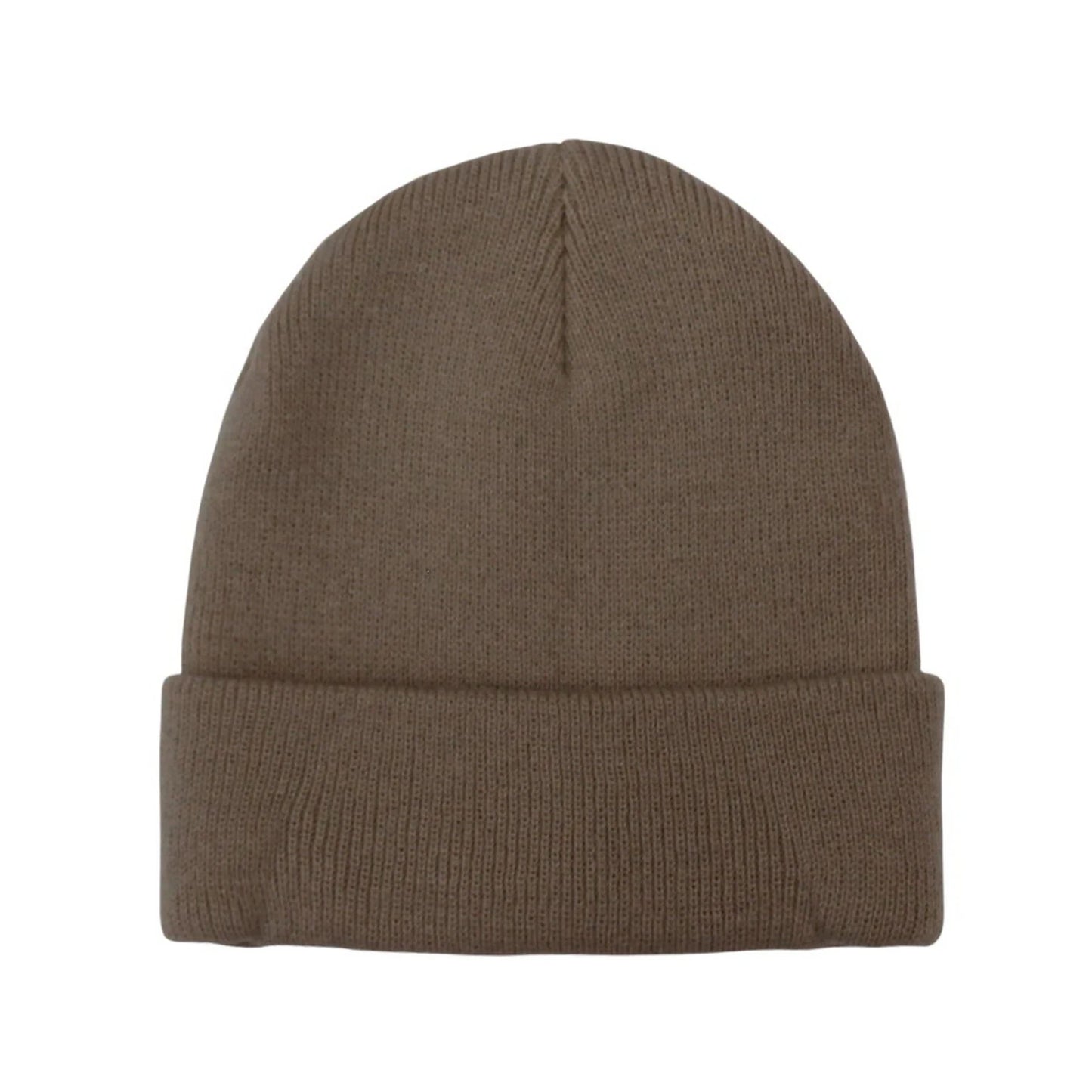 Ski Hat | Solid Minimal Design – Light Brown