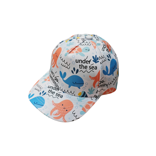 IGO2507491-3 Marine Life Pattern Playful Baseball Cap