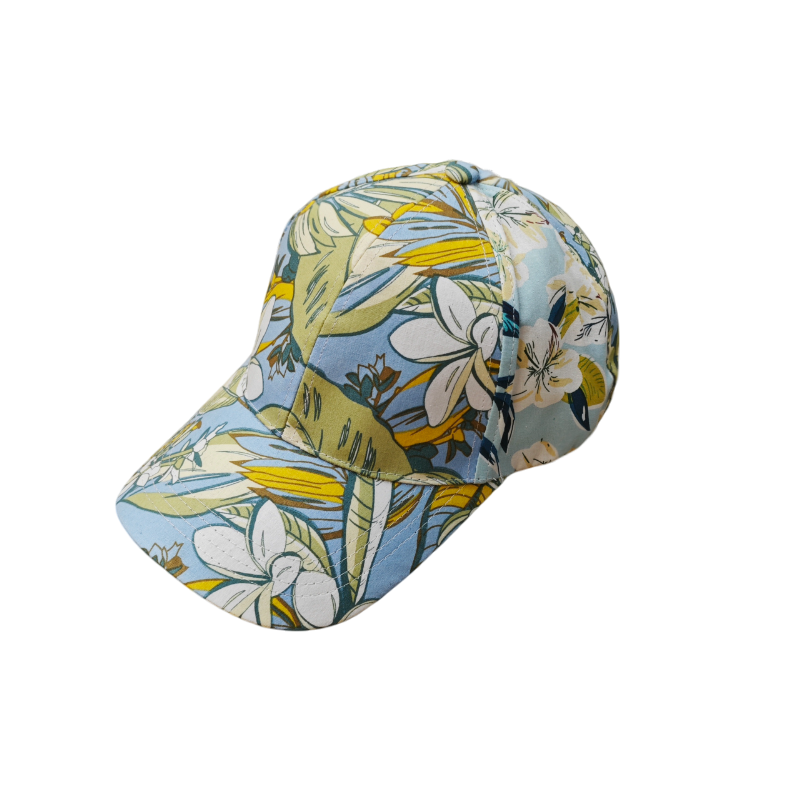 IGO2507492-3 Flower Pattern Printed Baseball Cap