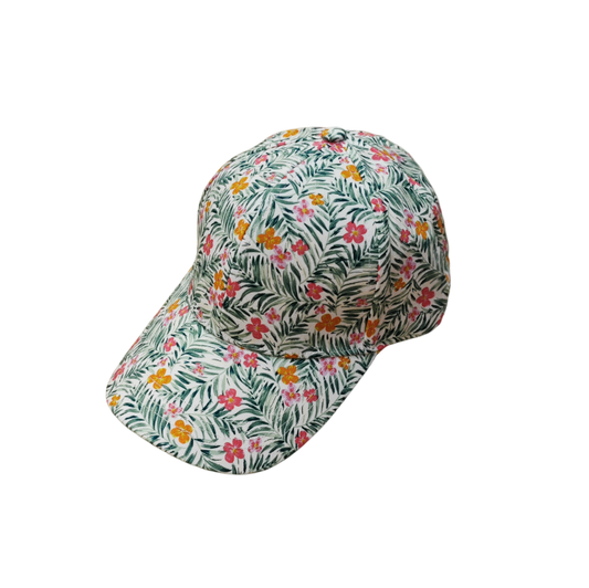 IGO2507492-5 Palm Leaf and Flower Baseball Cap