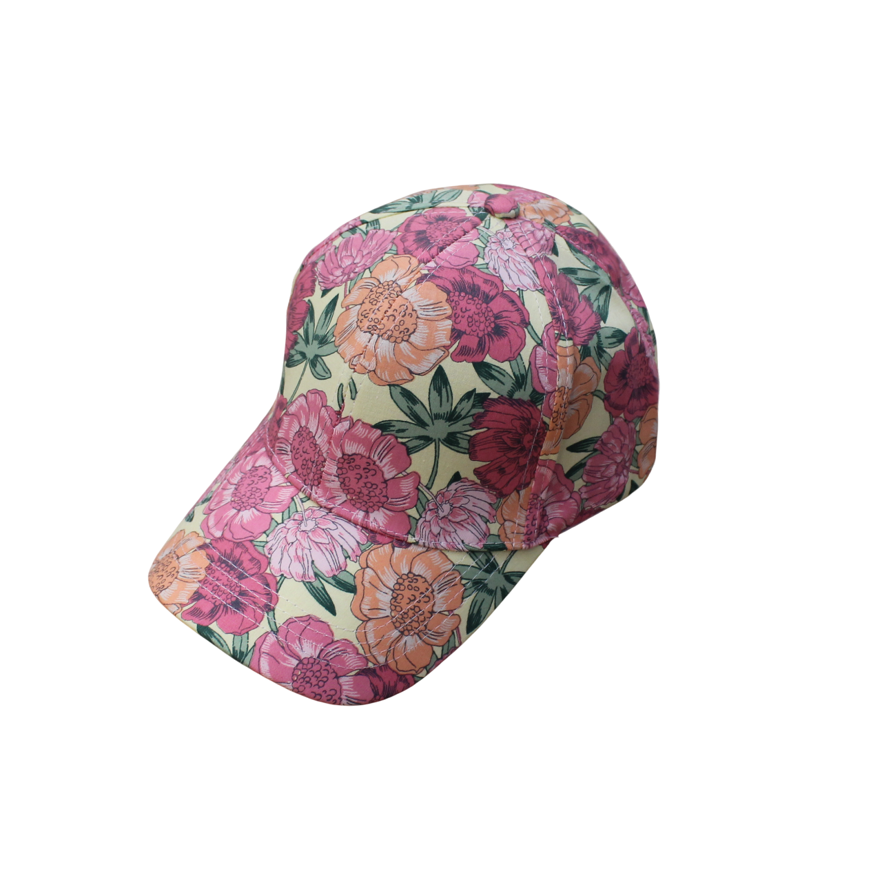 IGO2507492 Floral Pattern Printed Baseball Cap