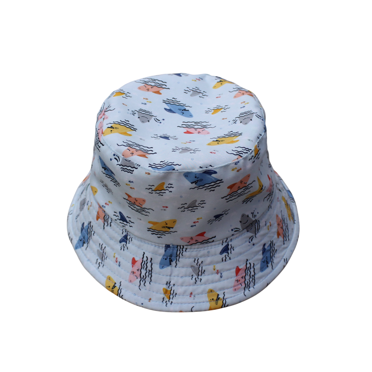 IGO2507493-4 Colorful Shark Printed Fisherman's Hat