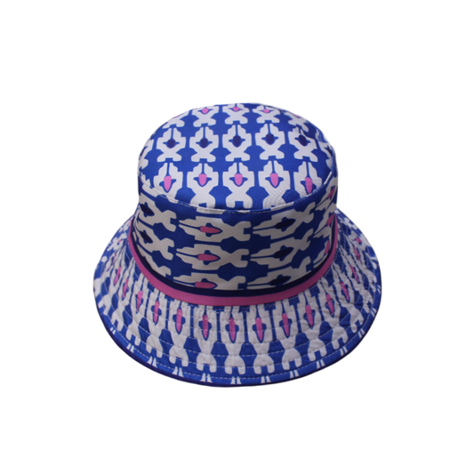 IGO2507494-4 Geometric Pattern Contrast Trim Fisherman's Hat