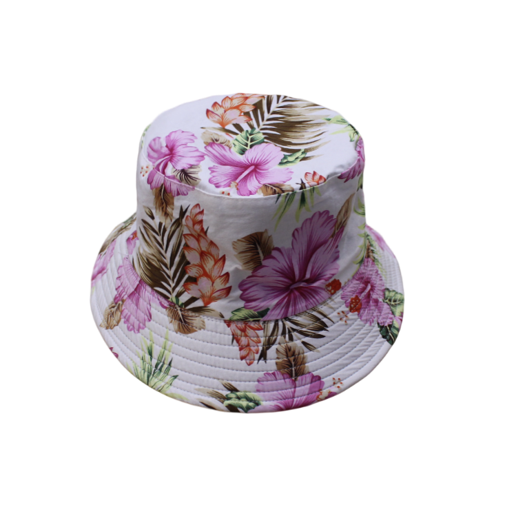 IGO2507494 Tropical Floral Printed Fisherman's Hat