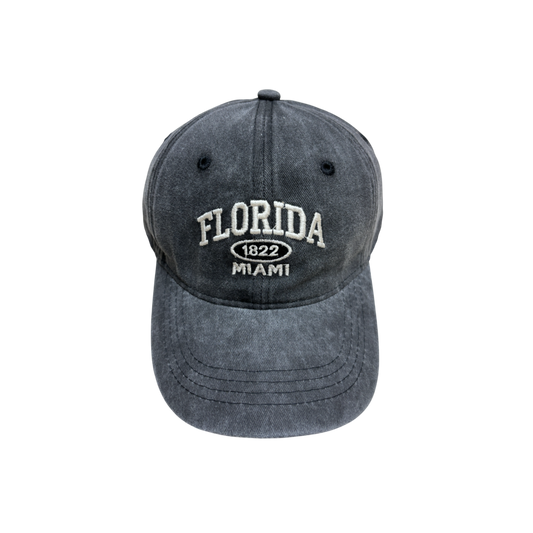IGO2507496-1 “FLORIDA 1822 MIAMI” Washed Baseball Cap