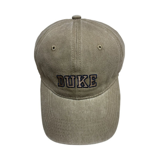 Baseball Cap | Vintage Washed & Bold Letter Embroidery – Khaki