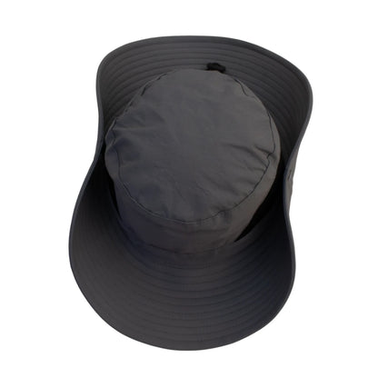 Aussie Hat | Ventilated Panels with Snap Button Brim – Grey