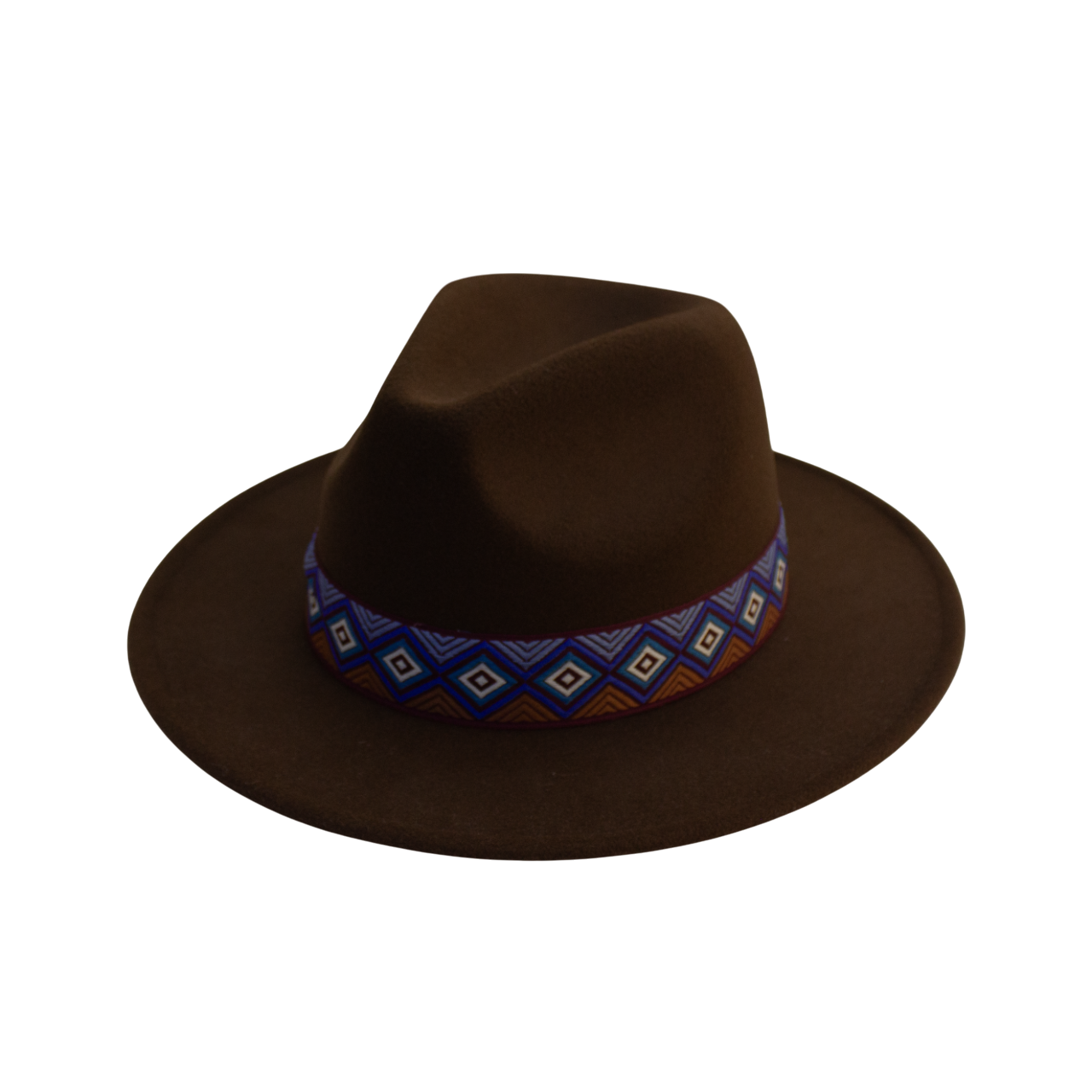 IGO2507535-1 Ethnic Belted Fedora Hat