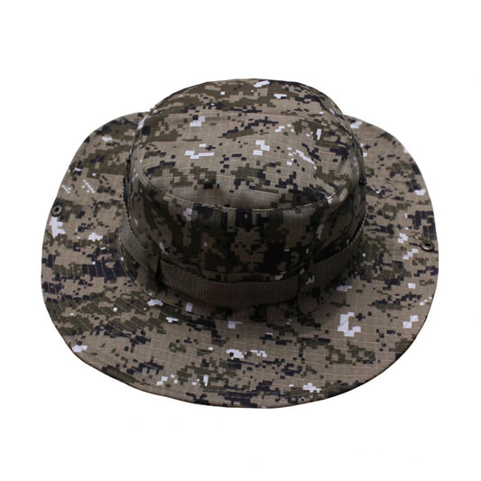 Camo Hat | Convertible Wide-Brim Desert Digital Camouflage – Khaki