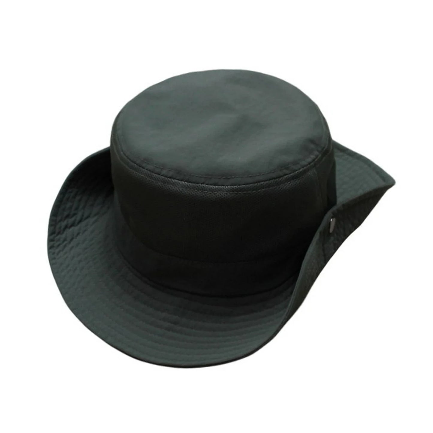 Aussie Hat | Convertible Wide-Brim with Ventilated Crown & Press Studs – Green