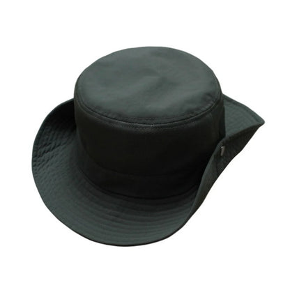 Aussie Hat | Convertible Wide-Brim with Ventilated Crown & Press Studs – Green