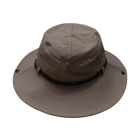 Aussie Hat | Wide-Brim Sun Hat with Leather Accent – Khaki
