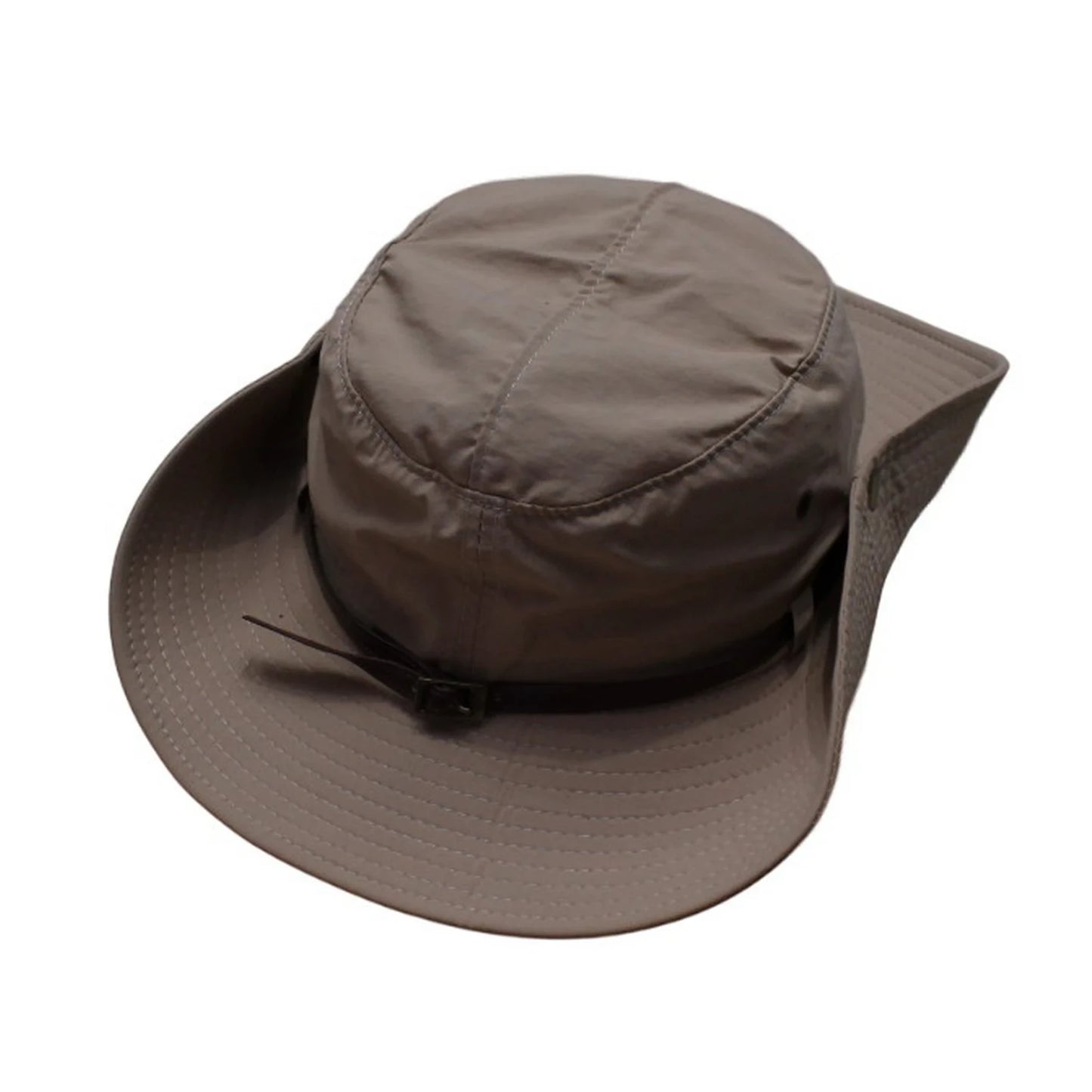 Aussie Hat | Wide-Brim Sun Hat with Leather Accent – Khaki