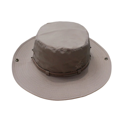 Aussie Hat | Wide-Brim Sun Hat with Embroidered Logo – Khaki
