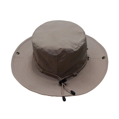 Aussie Hat | Wide-Brim Sun Hat with Embroidered Logo – Khaki
