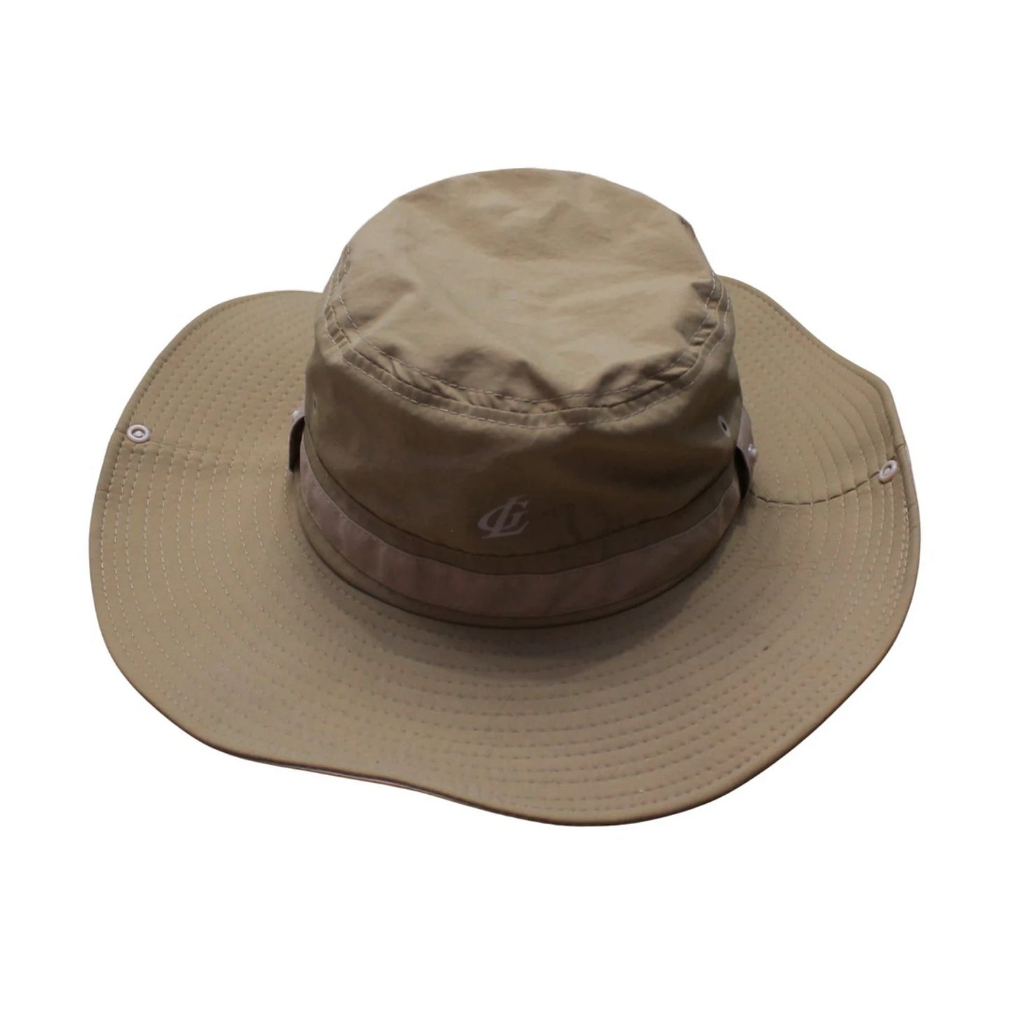 Aussie Hat | Wide-Brim Sun Hat with Logo Accent – Khaki