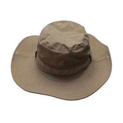 Aussie Hat | Wide-Brim Sun Hat with Logo Accent – Khaki