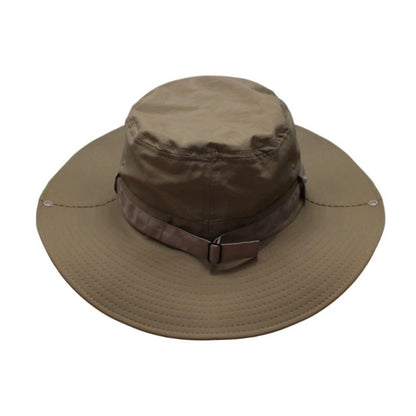 Aussie Hat | Wide-Brim Sun Hat with Logo Accent – Khaki