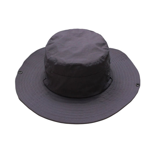 Aussie Hat | Convertible Wide-Brim – Cement Grey