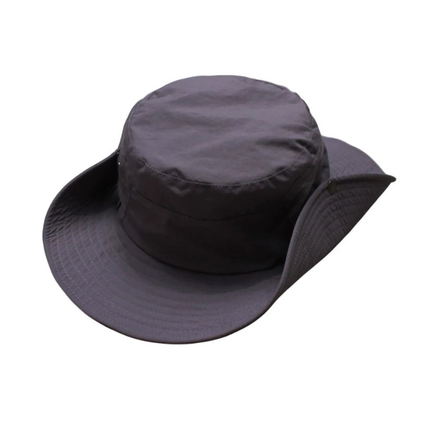 Aussie Hat | Convertible Wide-Brim – Cement Grey