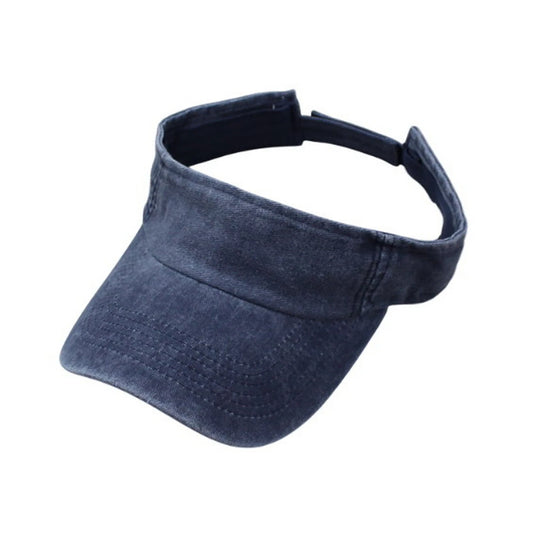 Visor Cap | Casual Sun Protection Style – Denim Blue