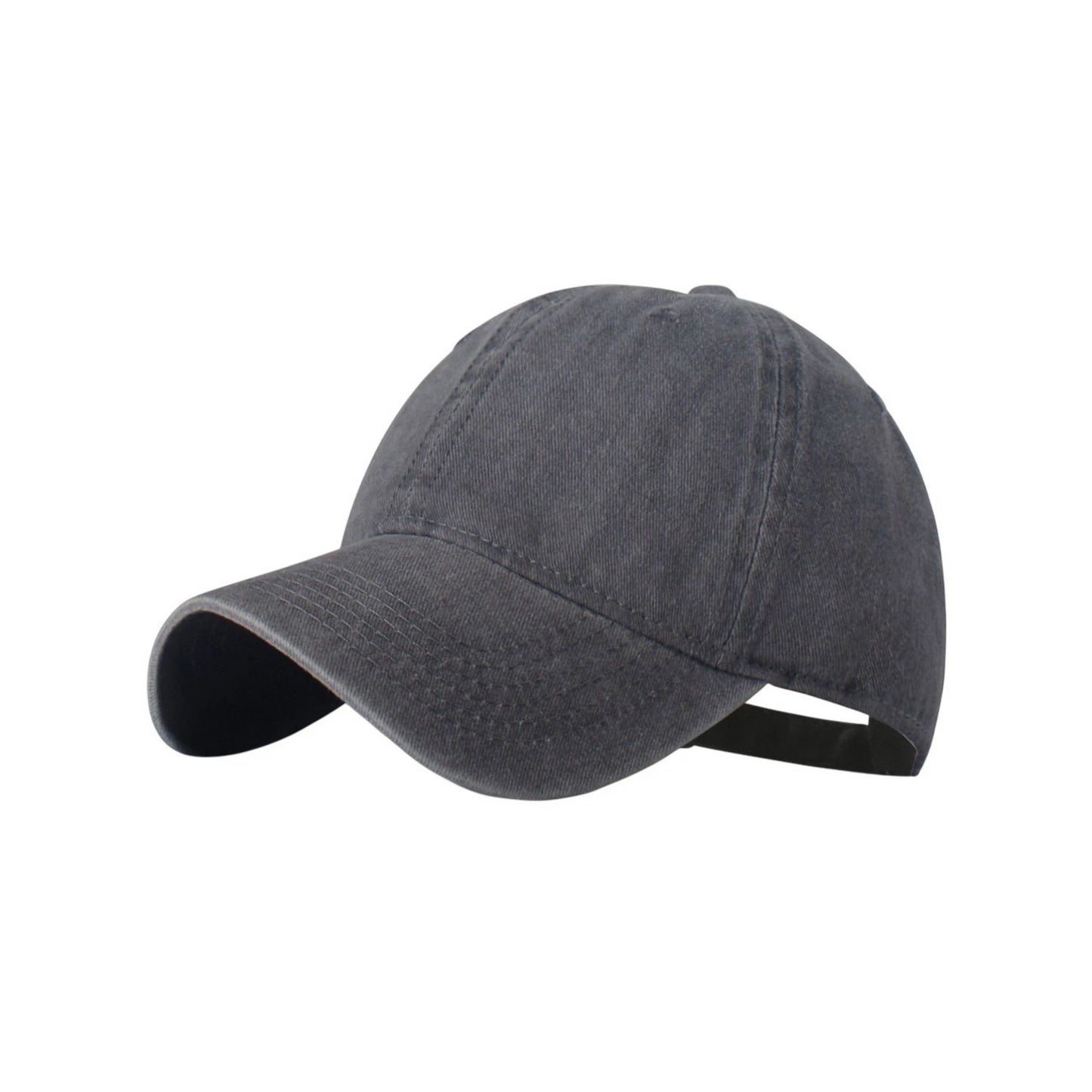 Plain Cotton Baseball Cap | Vintage Washed Cotton – Washed Light Grey