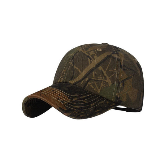 Camo Baseball Cap | Brush Camo Print – Brown & Green