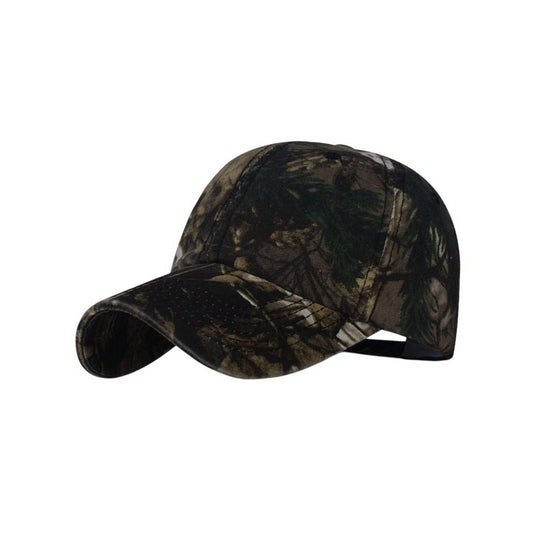 Camo Baseball Cap | Forest Foliage Print – Brown & Green