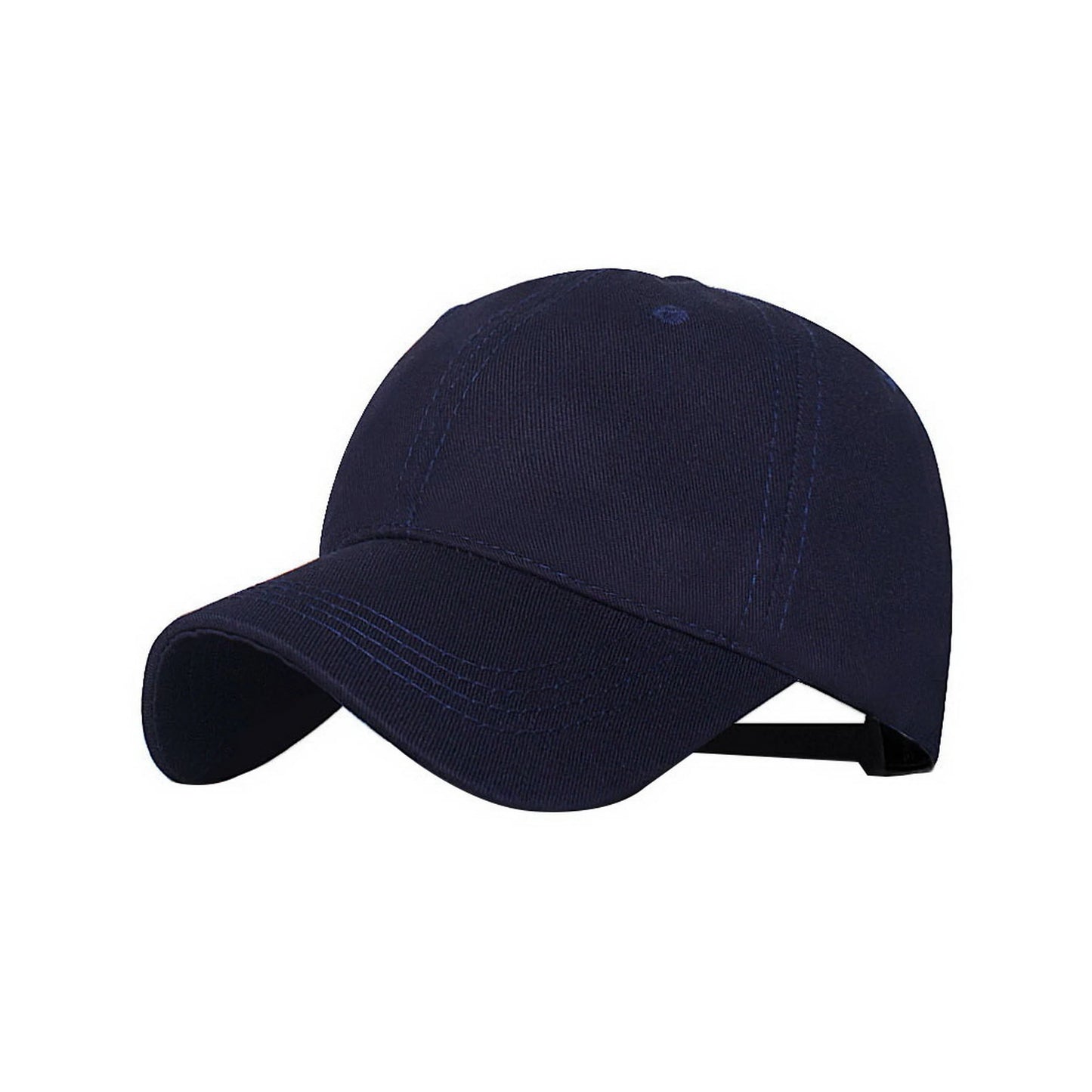 Plain Cotton Baseball Cap | Classic Cotton Basic – Navy Blue