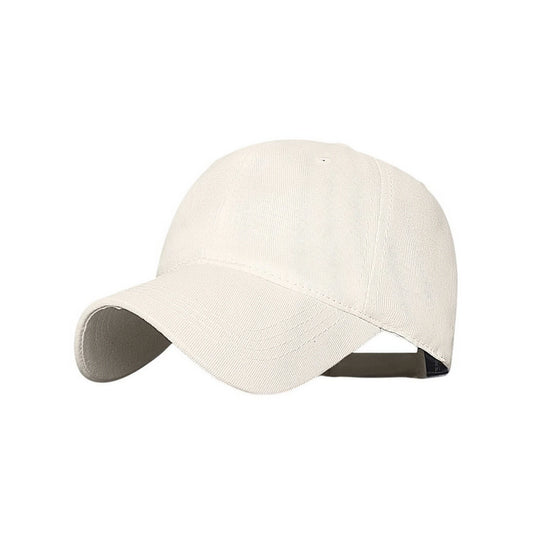 Plain Cotton Baseball Cap | Classic Cotton Basic – Cream