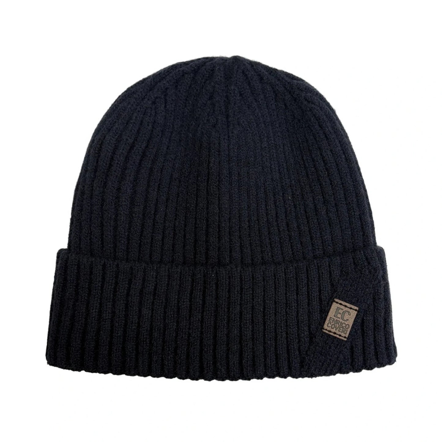 Ski Hat | Ribbed Knit Cuff Design – Navy