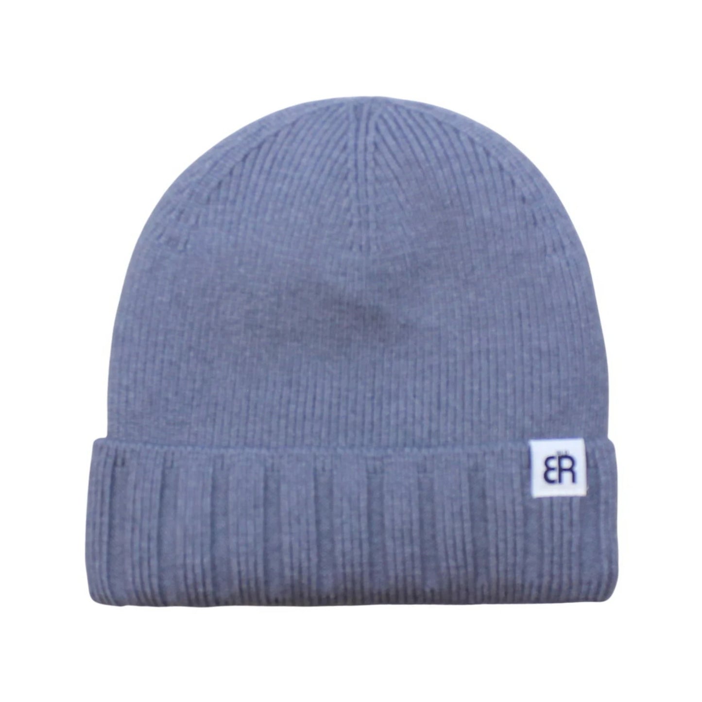 Ski Hat | Classic Ribbed Knit Cuffed Style – Grey