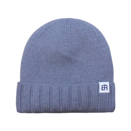 Ski Hat | Classic Ribbed Knit Cuffed Style – Grey