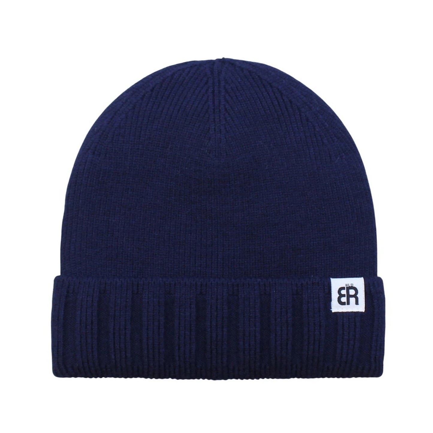 Ski Hat | Classic Ribbed Knit Cuffed Style – Navy