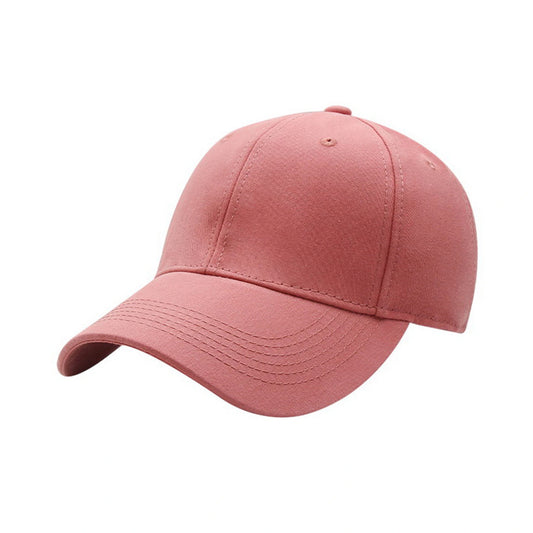 Plain Cotton Baseball Cap | Soft Cotton Basic – Dusty Pink