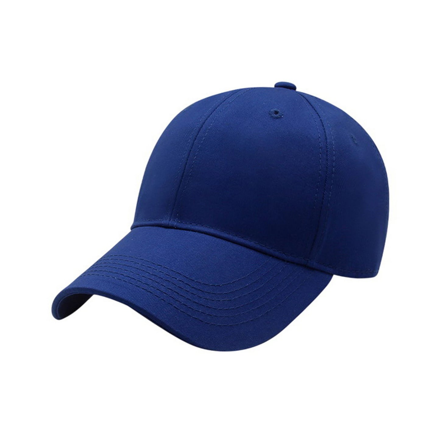 Plain Cotton Baseball Cap | Soft Cotton Basic – Royal Blue