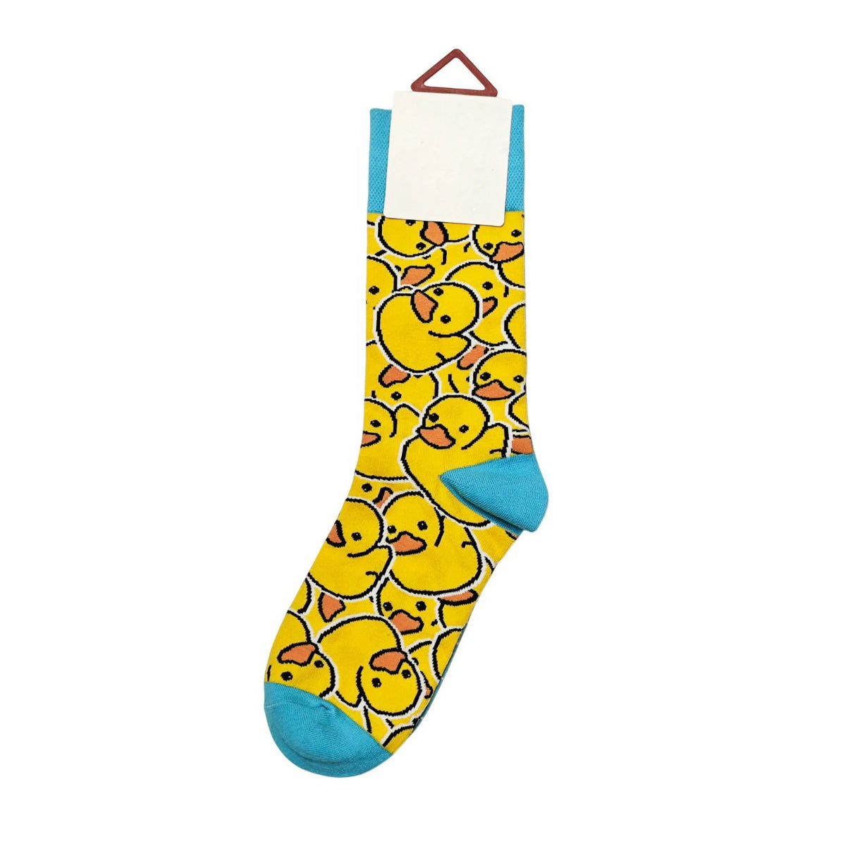 Unisex Socks | Duck Pattern Illustration – Yellow