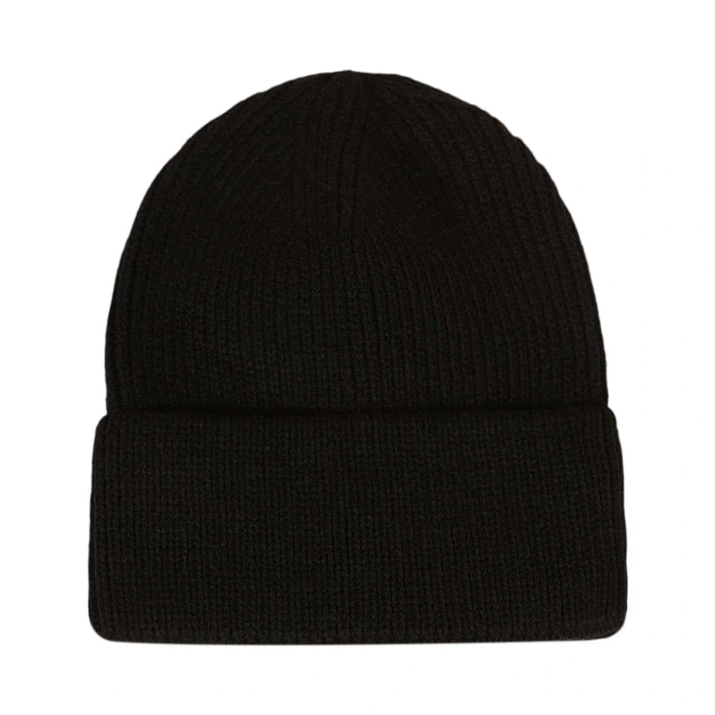 Ski Hat | Classic Rib Knit – Black