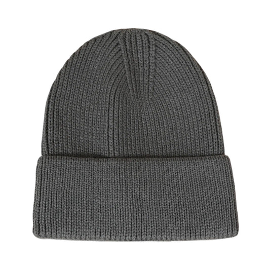 Ski Hat | Classic Rib Knit – Grey