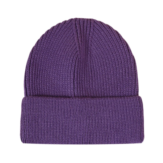 Ski Hat | Classic Rib Knit – purple