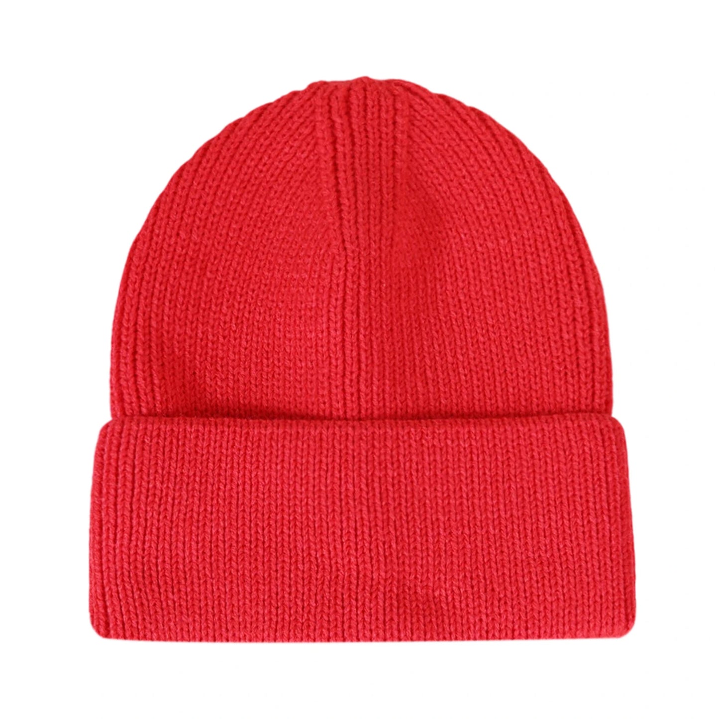 Ski Hat | Classic Rib Knit – Red